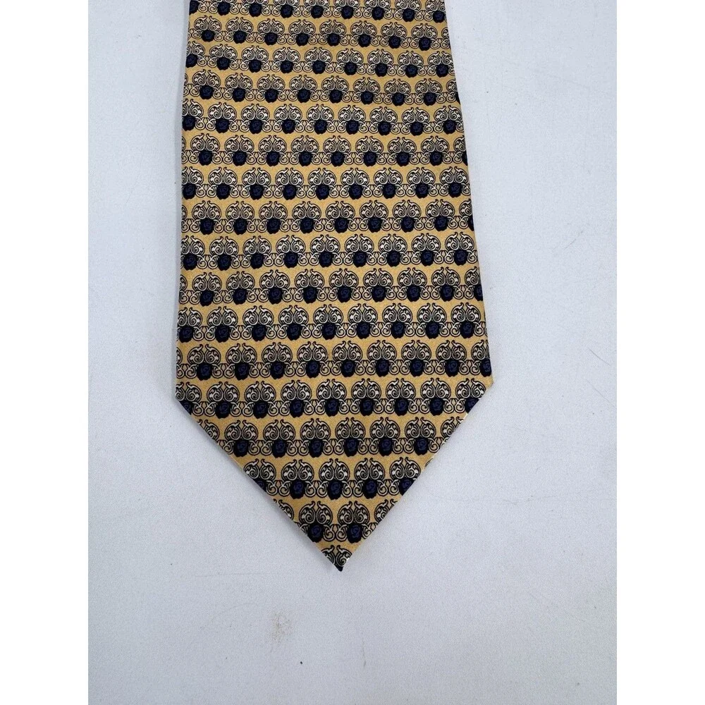 VINTAGE Di  Moggio Tie 100% Silk Korea Made Necktie Business GEOMETRIC